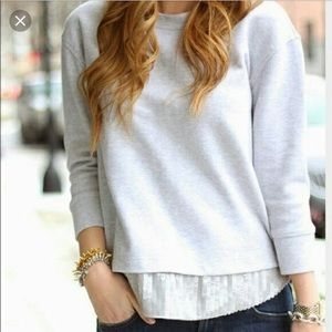 J. Crew Sequin Trim Sweatshirt!